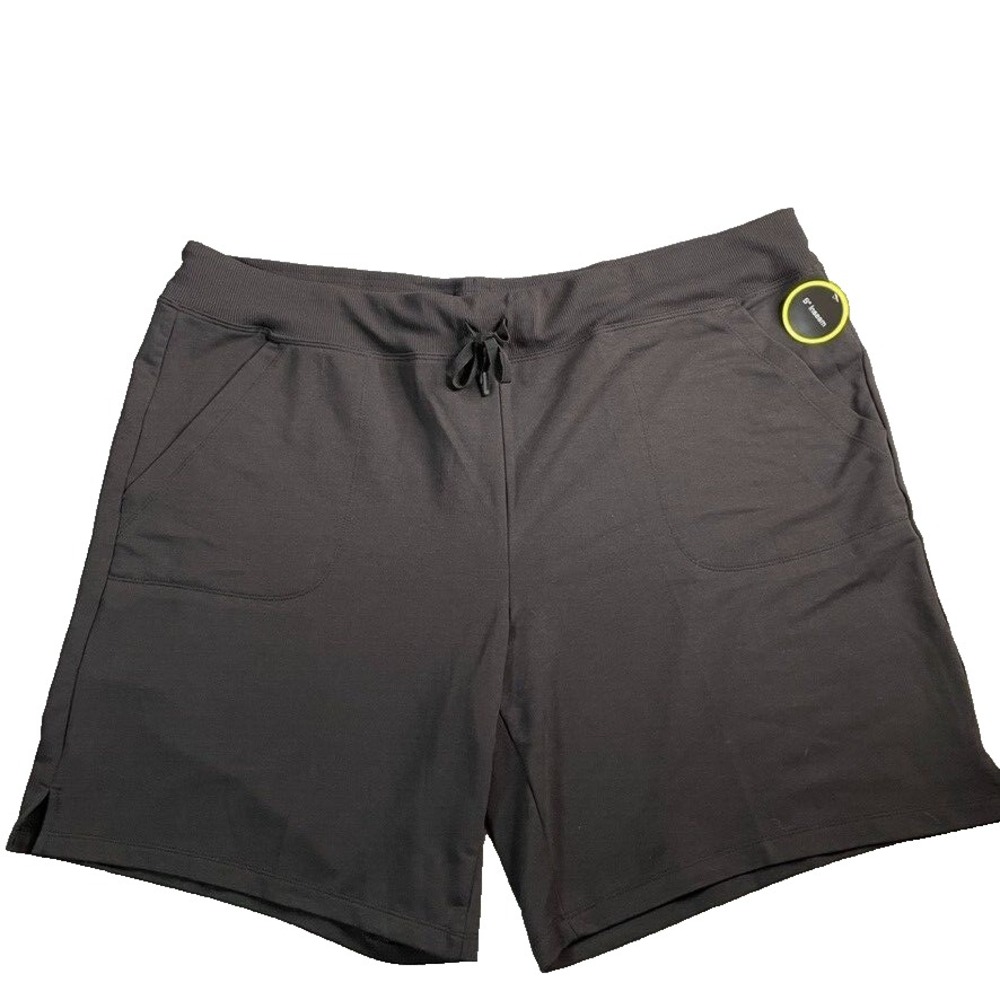 Athletic Work's Athletic Shorts Women's‎ Black Pull-On Activewear Size XXXL(22)